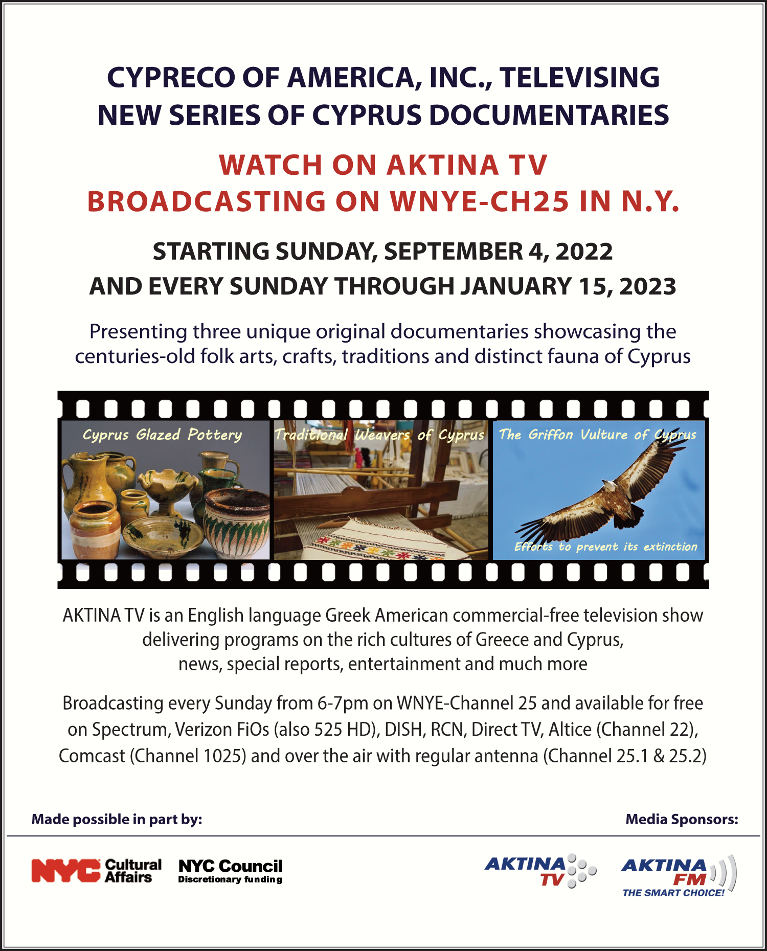 Cypreco Presents Documentaries 2023